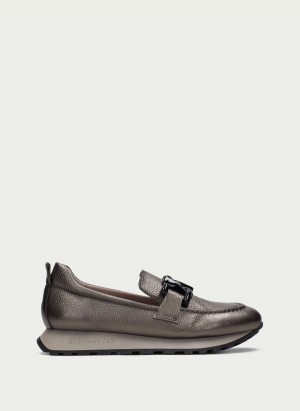 Hispanitas Loira Loafers Dame Sølv | ZRG806NL