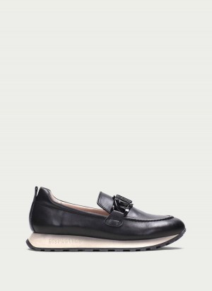 Hispanitas Loira Loafers Dame Sort | QTT4581QL