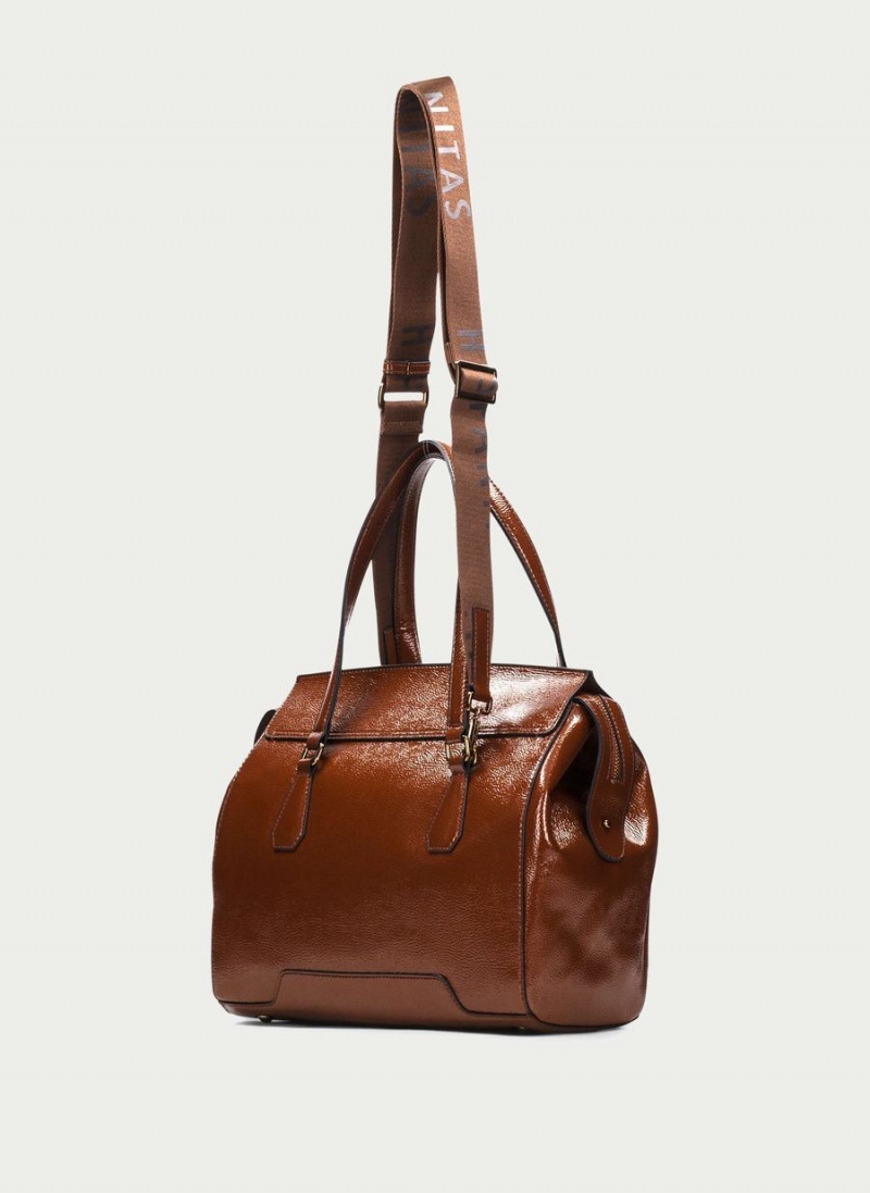 Hispanitas Tote Tasker Dame Brune | FZL8081LW